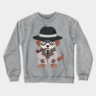 Private Detective Dog Crewneck Sweatshirt